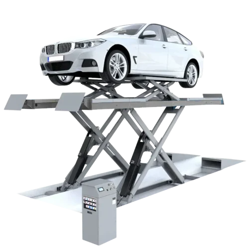 In-Ground Scissor Lift with Secondary Lift