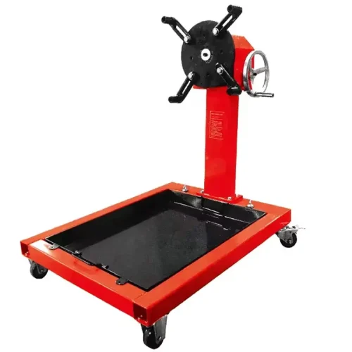 500kg Gear Structure Rotating Engine Stand with Oil Pan