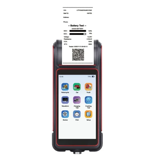 BT1500 Universal Touch-Screen Battery Analyzer with Printer