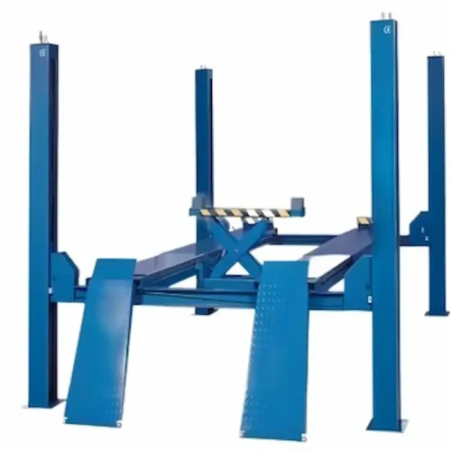 Four Post Lift with Center Rolling Jack for Wheel Alignment-1