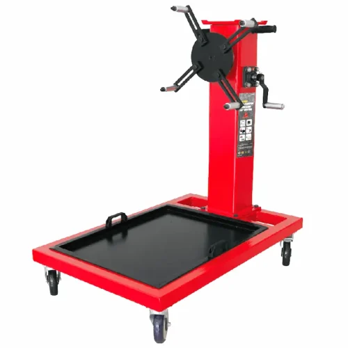 Gear Structure Rotating Engine Stand with Oil Pan