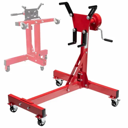 Gear-driven Folding Rotating Engine Stand