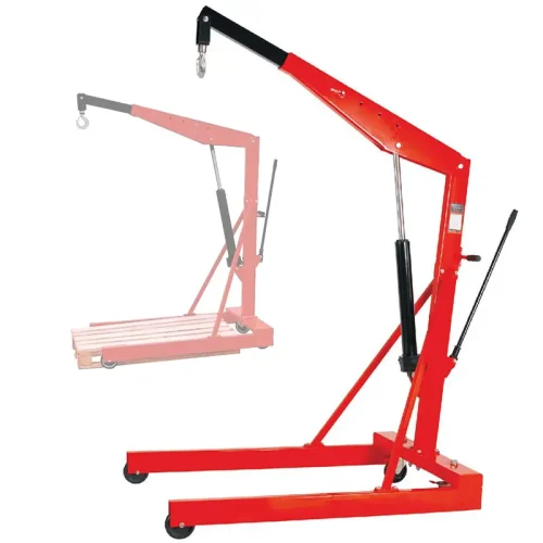 Hydraulic pallet crane for lifting and material handling