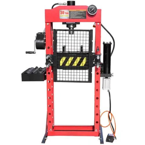 Professional 30T Hydraulic Shop Press with Bushing Tool Kit