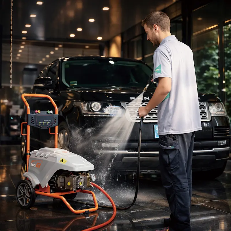 How to use the High Pressure Washer