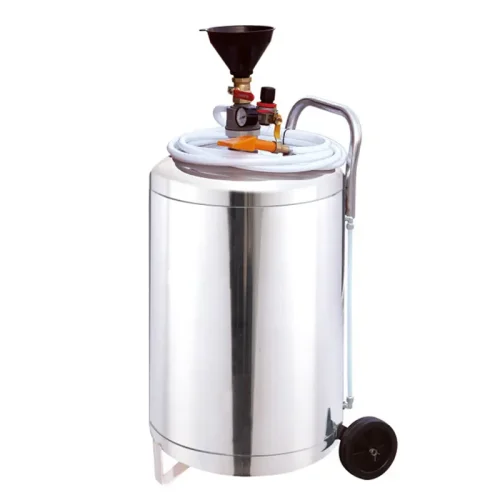 Industrial 80L stainless steel snow foam sprayer tank for car detailing