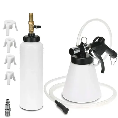 1L Compact Pneumatic Brake and Clutch Bleeder with 0.75L Refilling Bottle