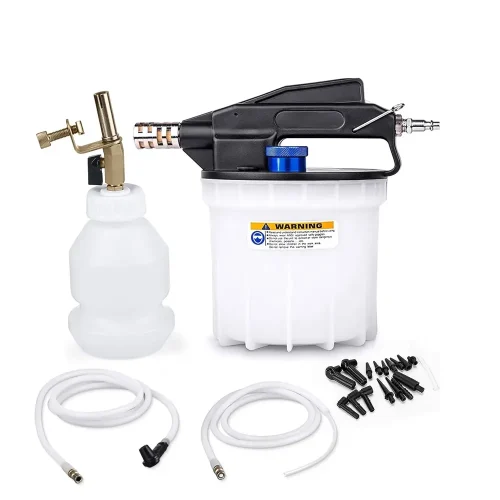 2L Pneumatic Brake and Clutch Bleeder Kit with Pressure Gauge